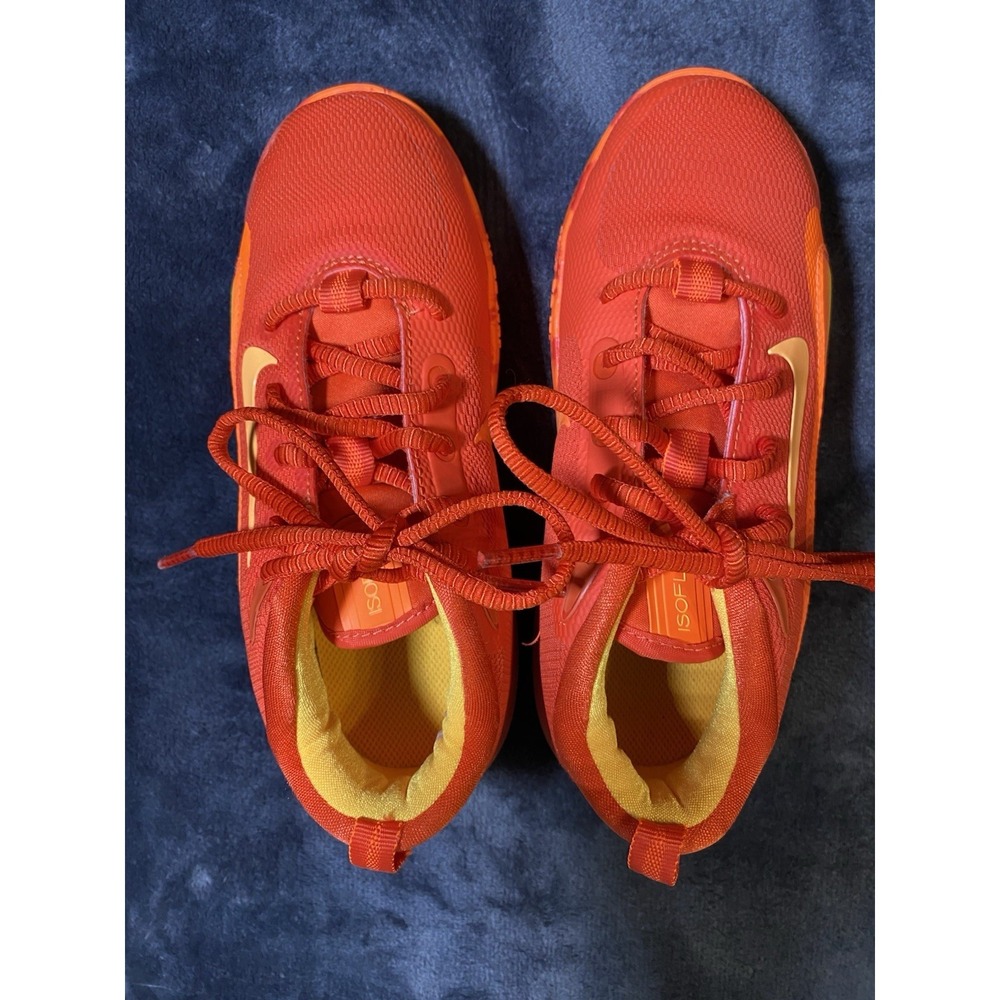 Nike IsoFly GS Team Orange Youth Basketball Shoes Size 2Y FN4384-800 - Picture 7 of 8